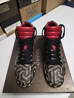 Gucci GG Caleido High-Top Sneakers - US SZ 11-11.5